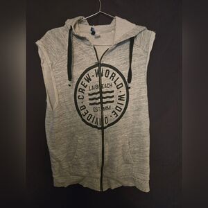 H&M Divided Gray Zip Up Hoodie Mens M